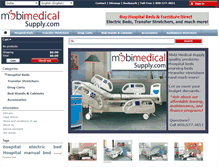 Tablet Screenshot of hospitalbedsdepot.com